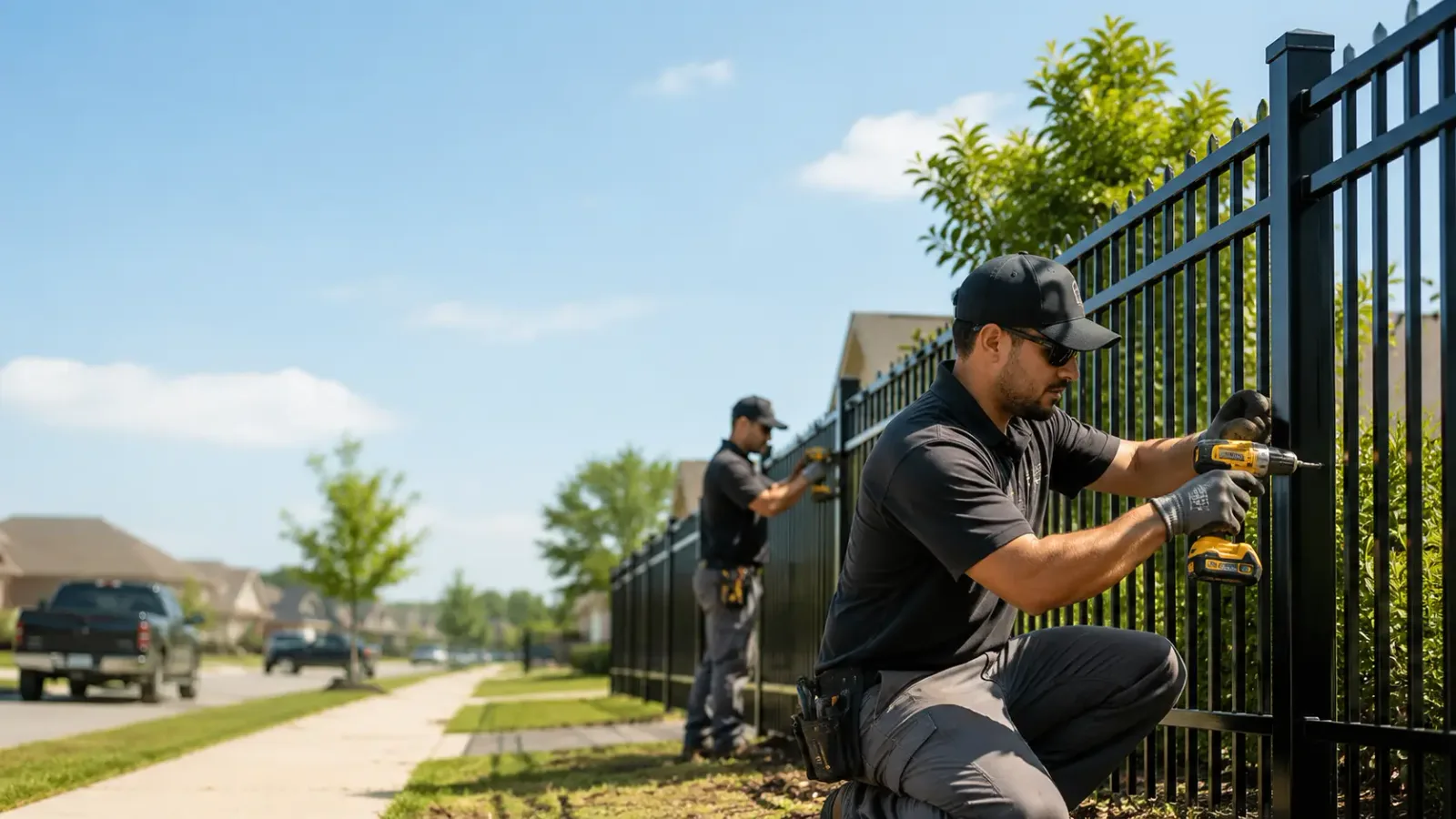 Metal Fence Installation in Alma, AR